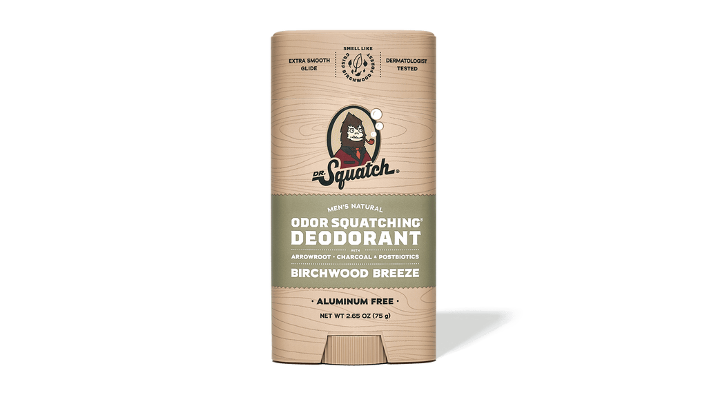 Dr. Squatch Birchwood Breeze Deodorant packaging