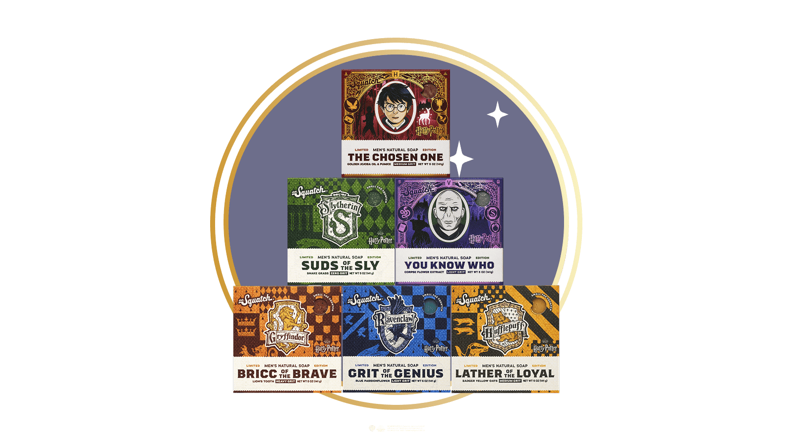 Dr. Squatch Harry Potter 6-Pack gift set — product photo 1 of 3